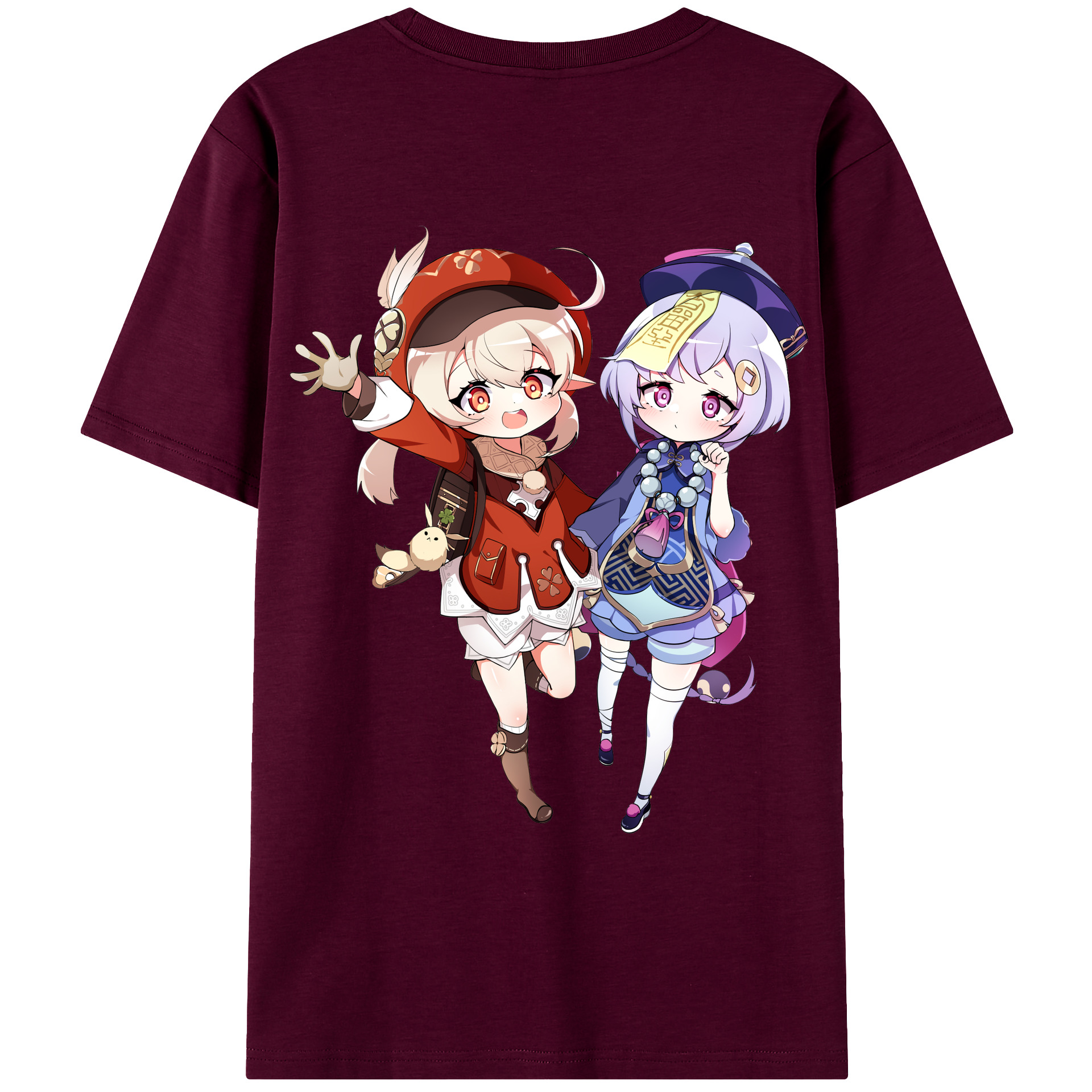 げんし神 七七 なな  genshin Nana レディース半袖Tシャツ(バックプリント)